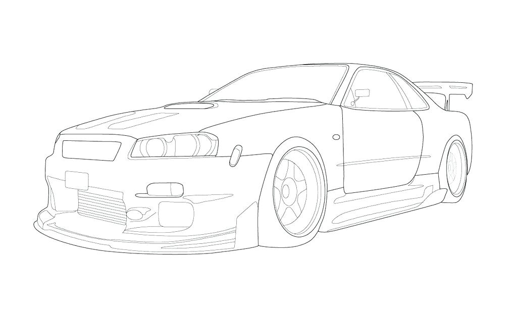 Coloring Pages Nissan Gtr Inspirational Nissan Gtr Drawing Nissan Skyline Gtr Drawing – sosinfo