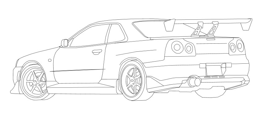 Coloring Pages Nissan Gtr Elegant Colorful Gtr Coloring Pages Adornment Coloring Page Ideas