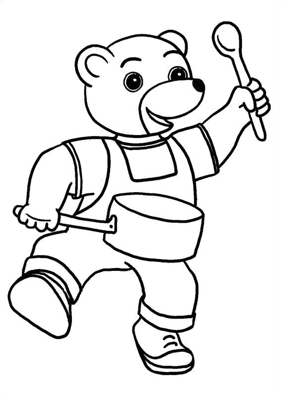 22 dessins de coloriage petit ours brun imprimer for Petit coloriage