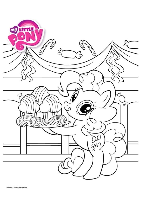 Coloriage my little pony pinkie pie