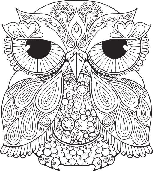 Lesley Owl couleur avec moi Bonjour ange par HelloAngelCreative Plus
