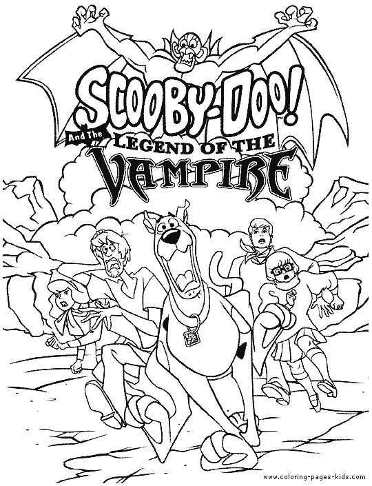 scooby doo coloring pages printable free