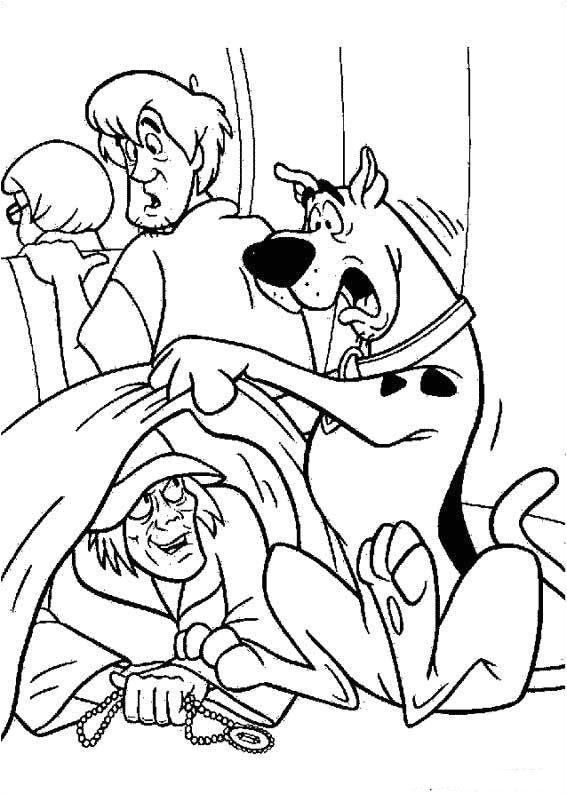Coloriage Dessins Dessins   imprimer et la couleur en ligne Scooby Doo 37