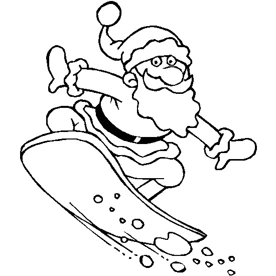 coloriage snowboard planche a neige 53 [6 83