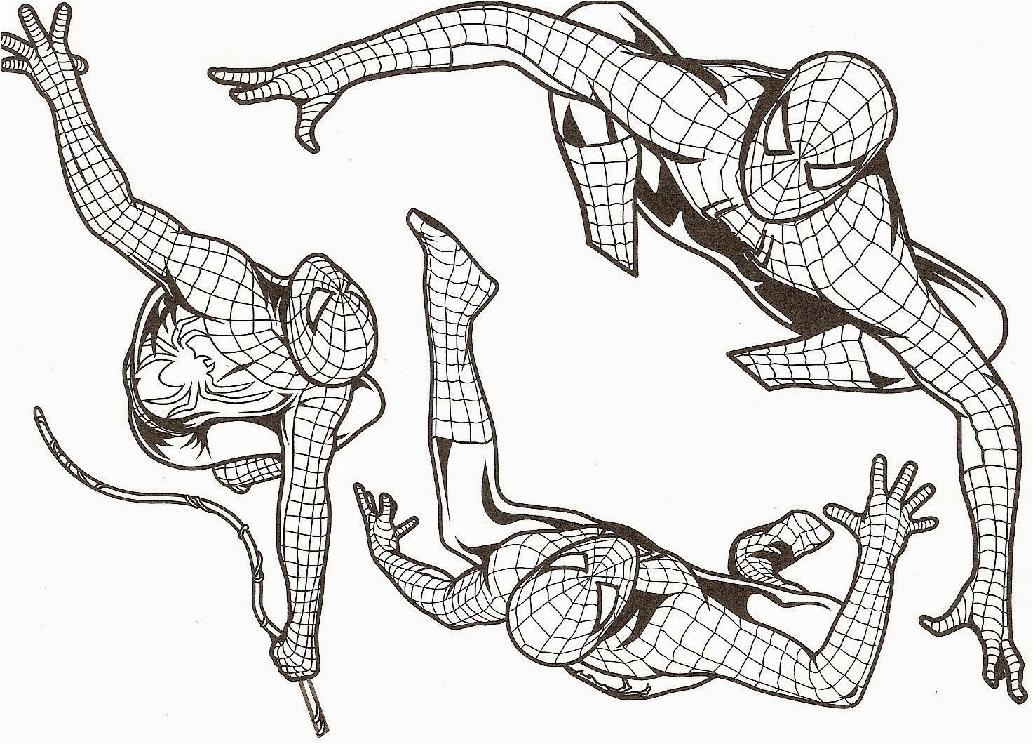 coloriage spiderman   imprimer Coloriages Spiderman 2   colorier Allofamille