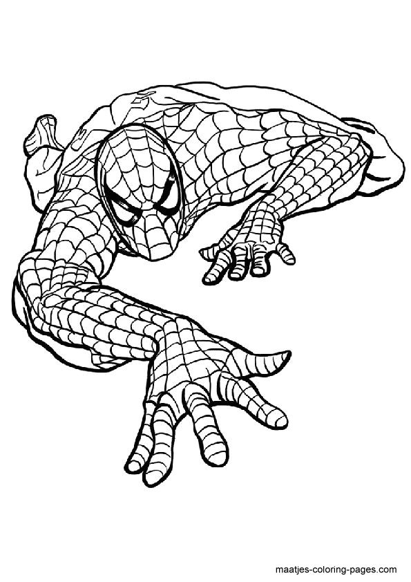 Spiderman coloring sheet