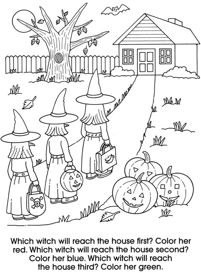Pour occuper les enfants pendant les vacances de la Toussaint rien de tel qu un petit coloriage d Halloween   imprimer gratuitement
