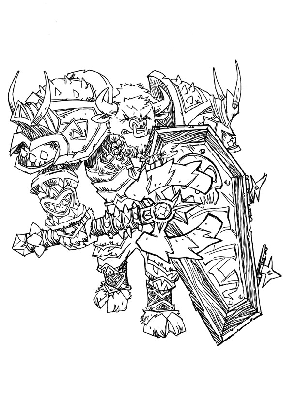 drawing warcraft 4 [248 67 Kb] Coloriage world warcraft