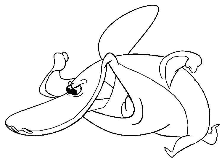 coloriage zik sharko