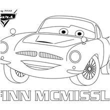 Coloriage Cars 2 Finn Mc Missile