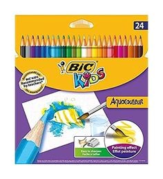 Bic Kids Aquacouleur Crayon de couleur effet aquarelle