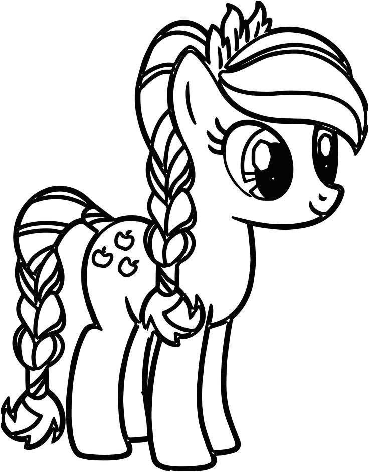 Pony Cartoon My Little Pony Coloring Pages