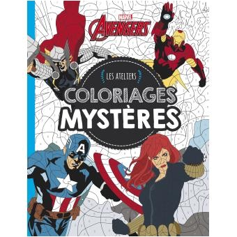 LES ATELIERS MARVEL COLORIAGES MYSTERES