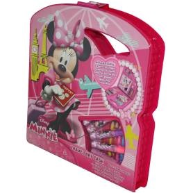 Coffret artistique voyage malette de coloriage Minnie Mouse