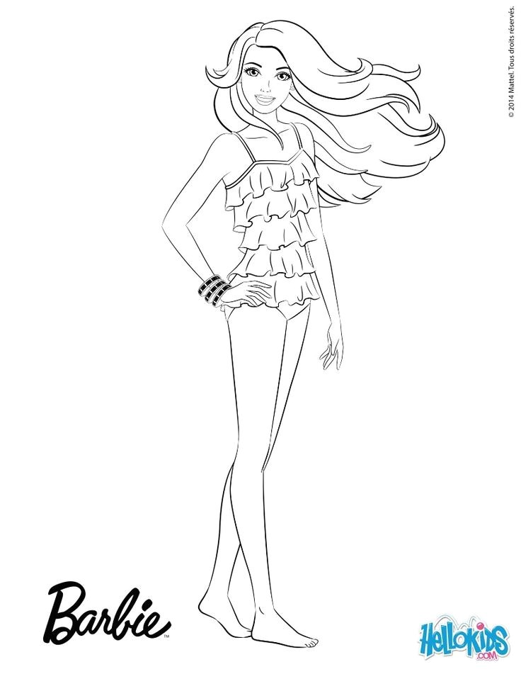 Barbie s Fashion Swimsuit barbie printable