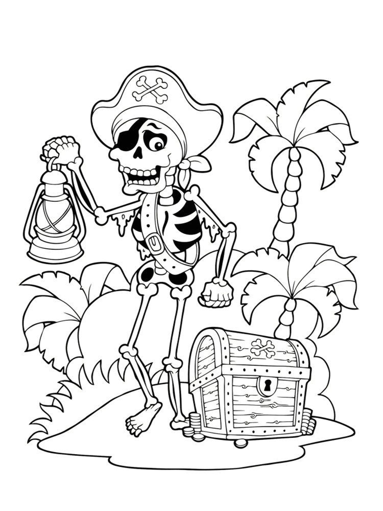 dessin pirate · coloriage gar§on pirate