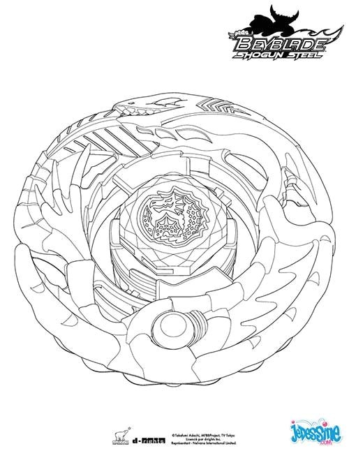 Coloriage BEYBLADE Leviathan