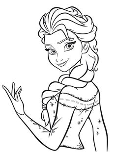 Coloriage Reine des Neiges gratuit   imprimer coloriage frozen coloringpage reinedesneiges