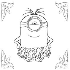 Coloriage minion   imprimer 16