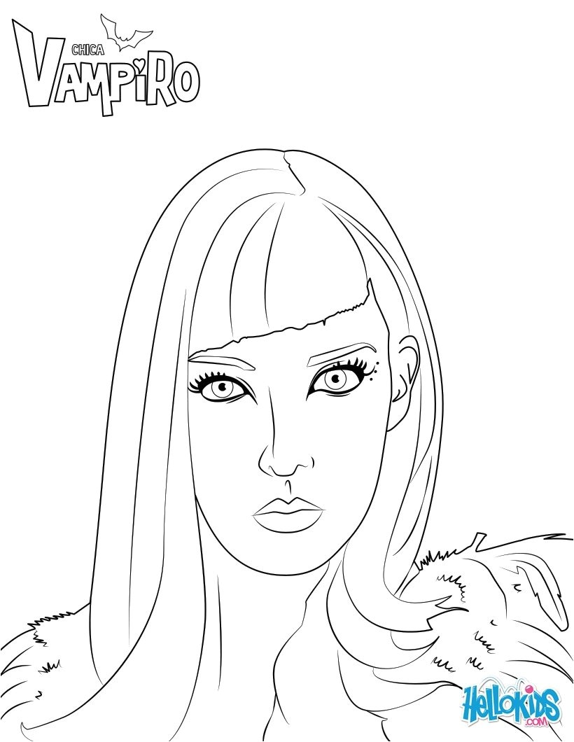 catalina from chica vampiro coloring page 4lf