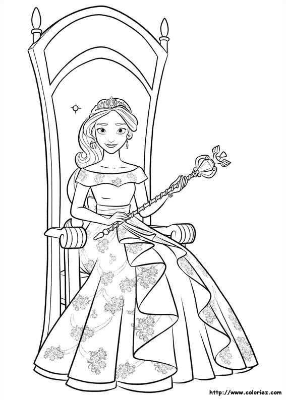 Princess Elena of Avalor colouring page