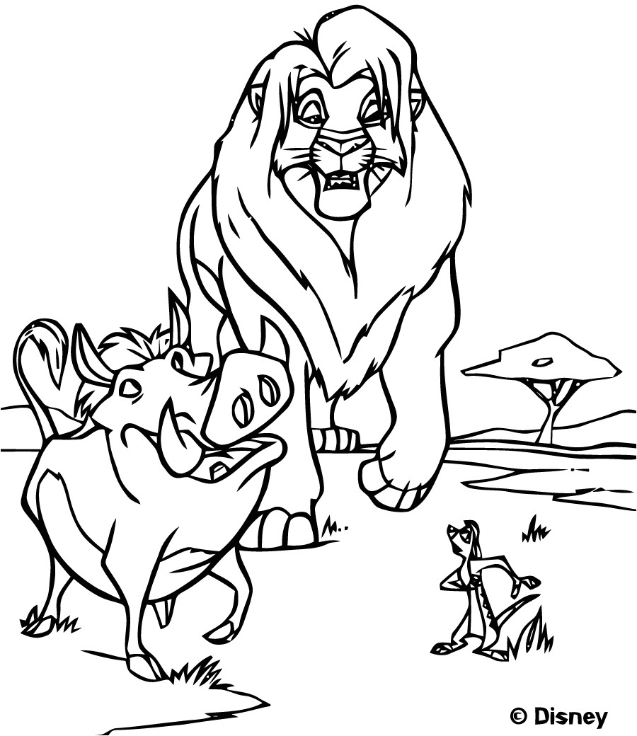 Le roi lion 3 coloriage le roi lion coloriages pour enfants Jeux roi lion