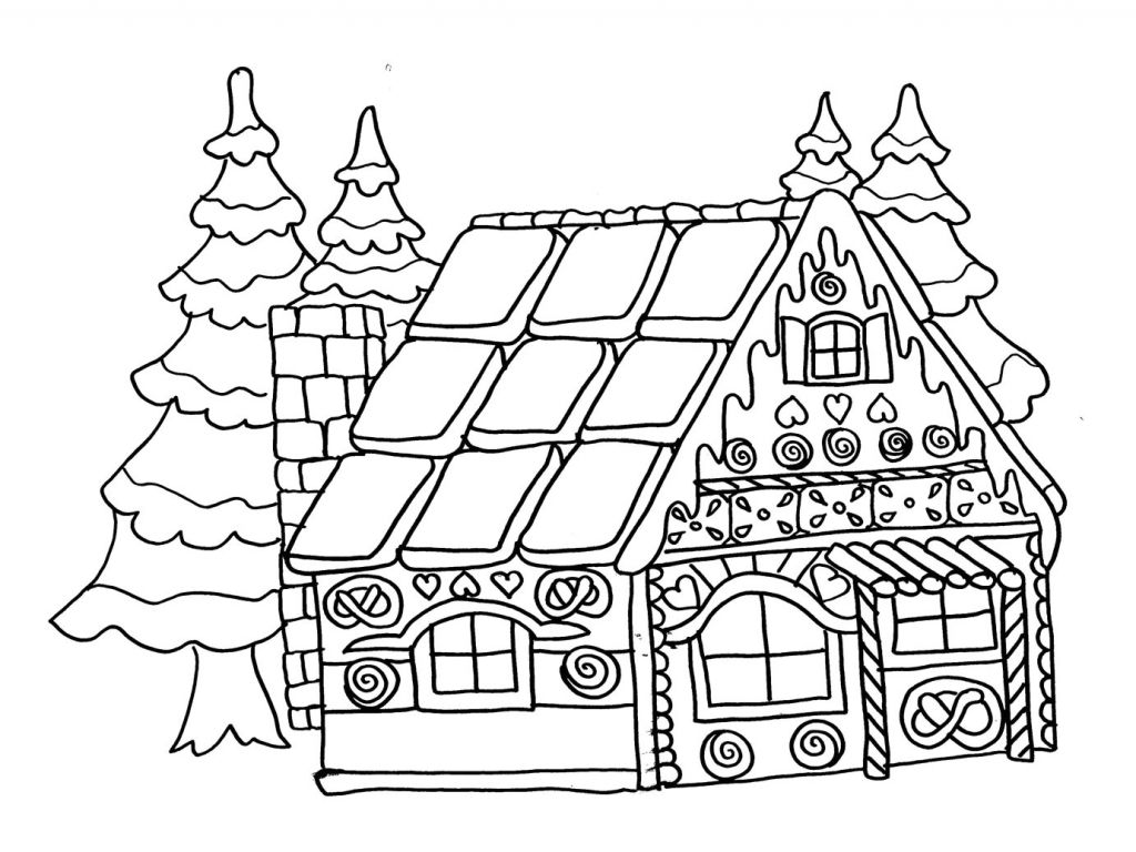 Coloriage De La Maison D Hansel Et Gretel Coloriage De La Maison En