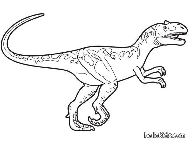 Prehistoric allosaurus