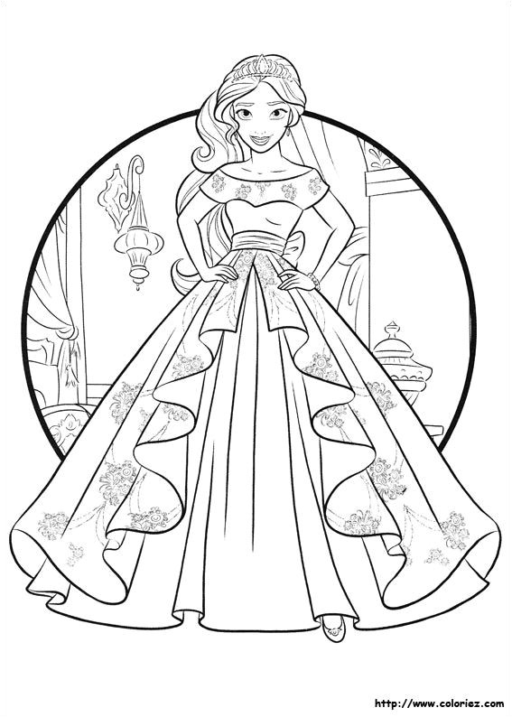 Princess Elena of Avalor colouring page