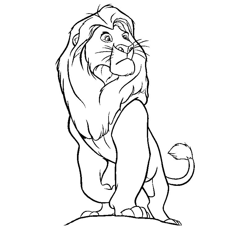 123 dessins de coloriage le roi lion imprimer Jeux roi lion