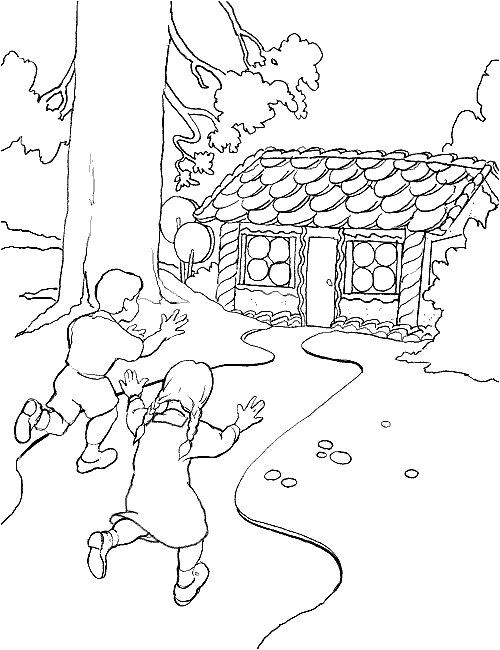 Hansel et gretel Coloriages   Imprimer Colorier Coloriages1001 Balen­ dárkÅ¯