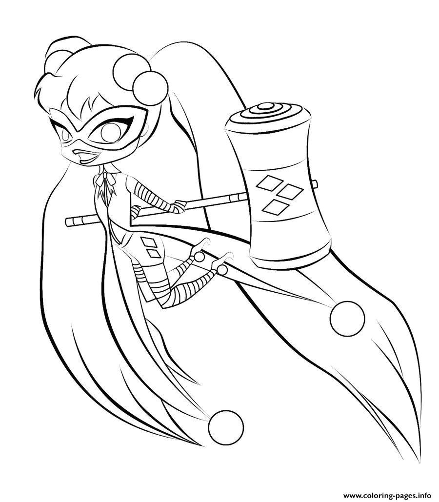 Harley Quinn Coloring Page New Harley Quinn Coloring Pages