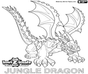 coloriage invizimals dragon2