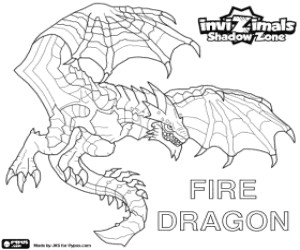coloriage invizimals dragon1