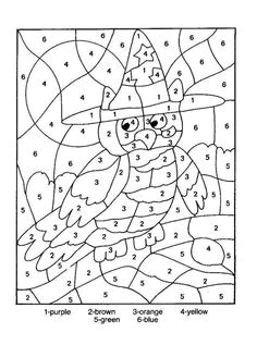 Free Printable Color by Number Coloring Pages Best Coloring Pages For Kids