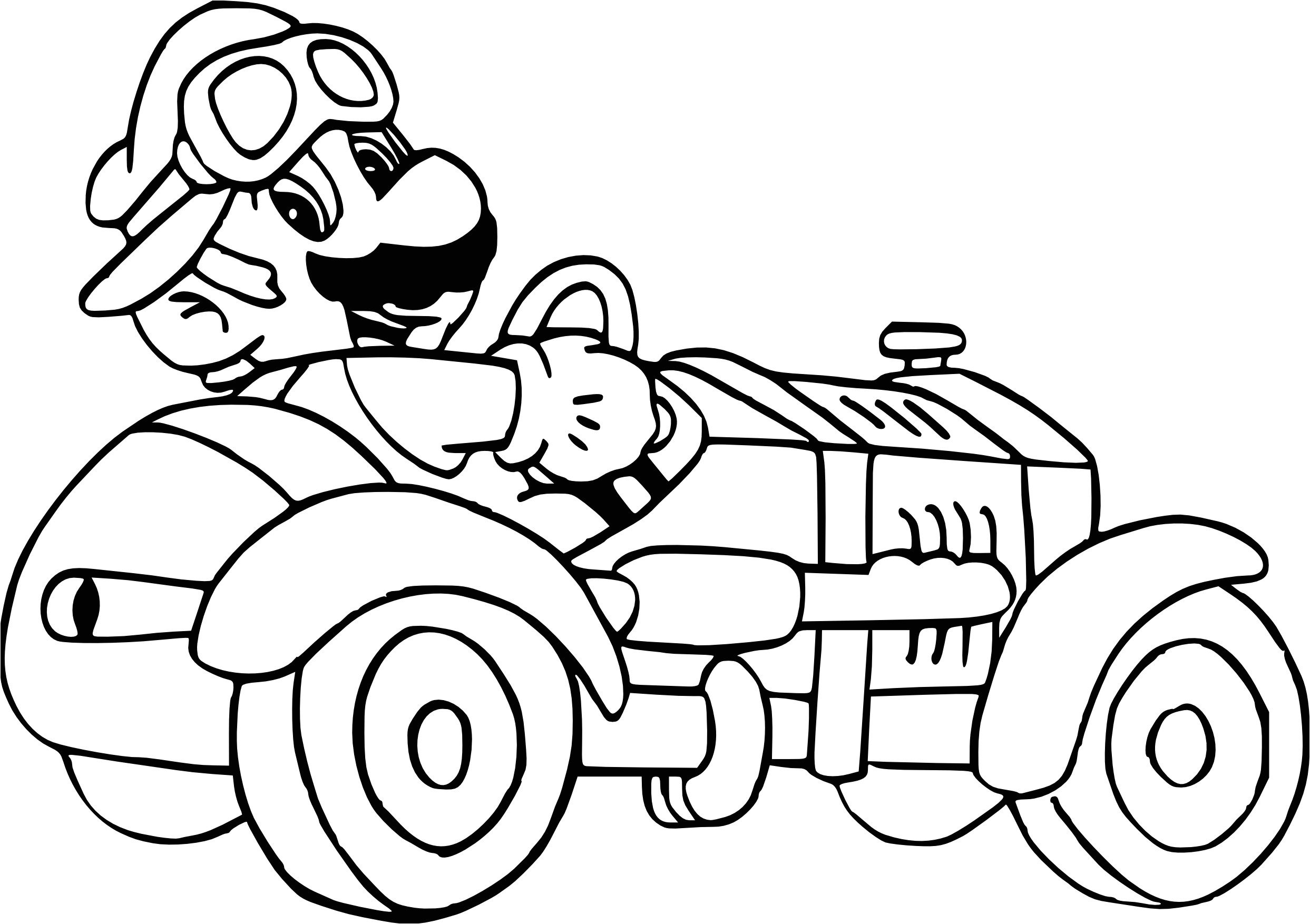 Coloriage Mario Kart 7 Imprimer Tout Coloriage Mario Kart Coloriage A Imprimer Mario · 