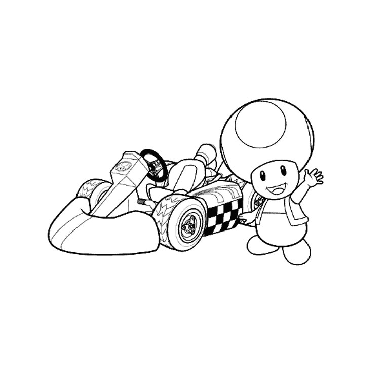 Dessin de Mario Kart 2