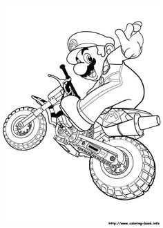 Super Mario Bros coloring picture