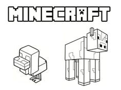Coloriage Minecraft 20 mod¨les   imprimer gratuitement