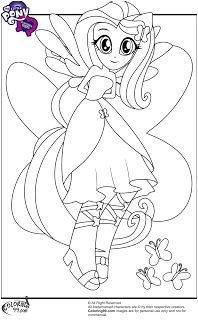 My Little Pony Equestria Girls Coloring Pages