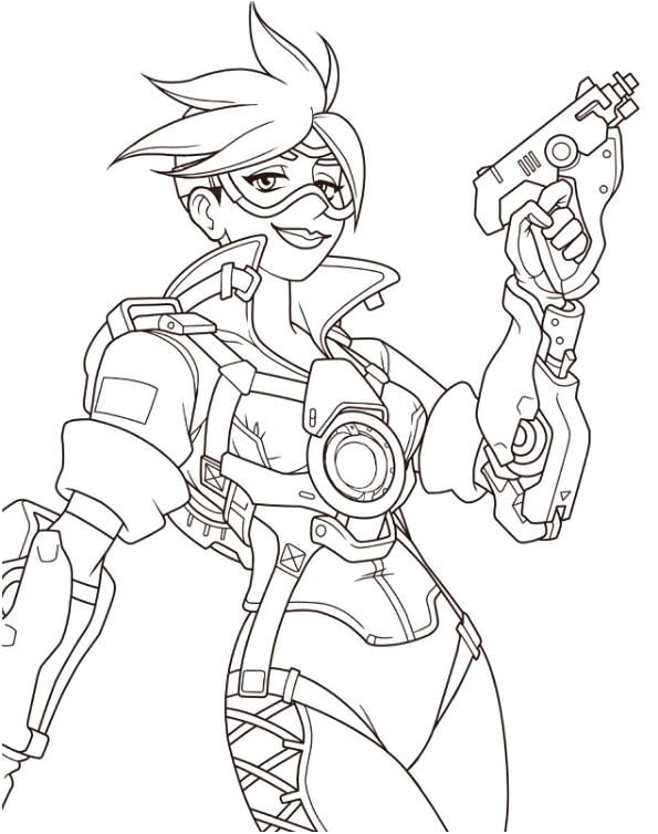 Coloring page Overwatch