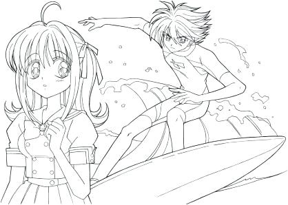 coloriage pichi pitch mermaid melody coloring pages luchia and kaito de a imprimer gratuit