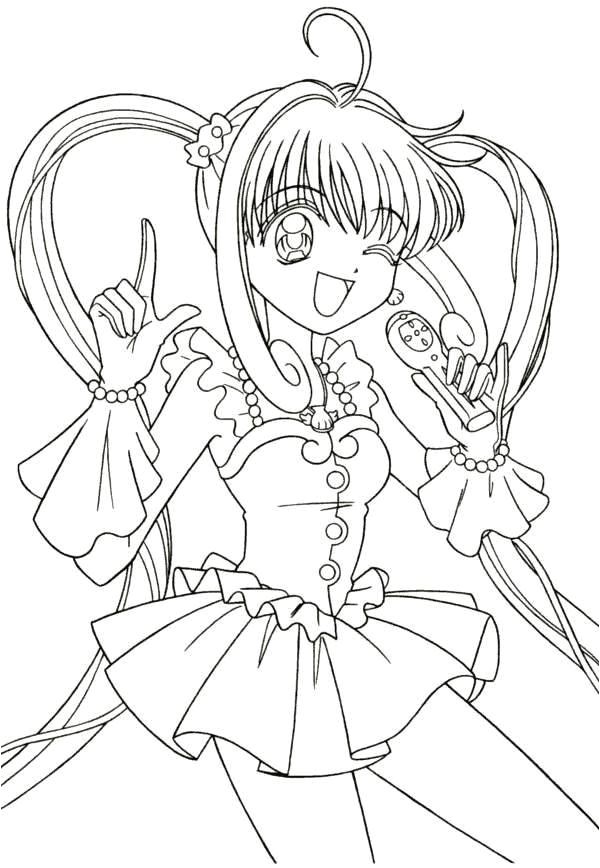 Coloring pages mermaid melody picture 34