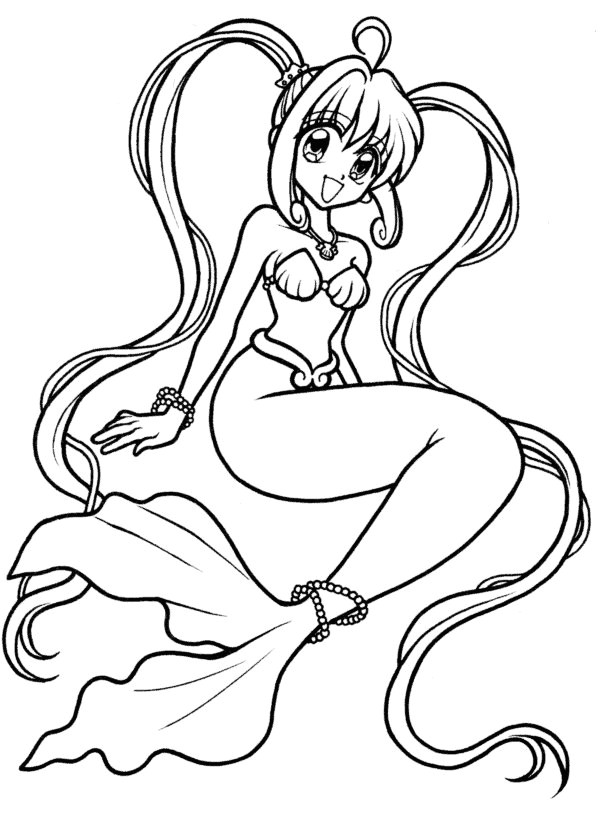 drawing mermaid melody pichi pichi pitch 59 [84 13 Kb] Coloriages Lucie sir¨ne