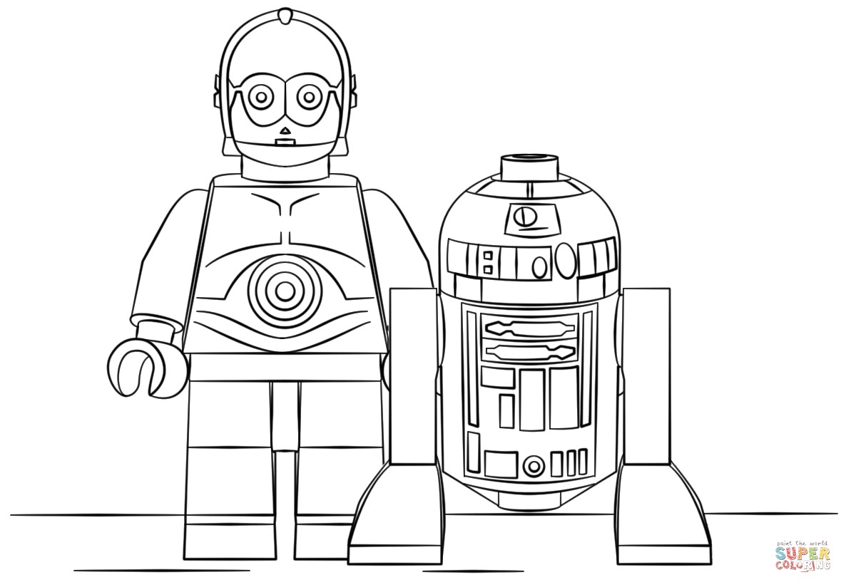 the Lego R2D2 and C3PO