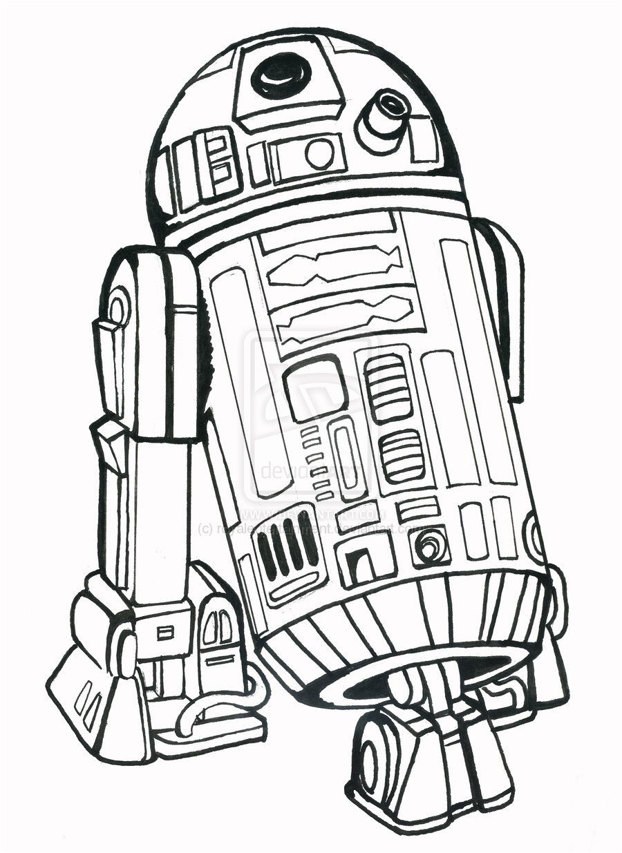 Coloriage R2d2 Et Bb8 | danieguto