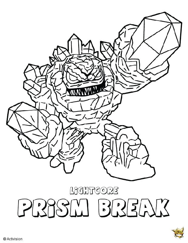 coloriage skylanders swap force thumpback find this pin and more gill grunt prise break attaque