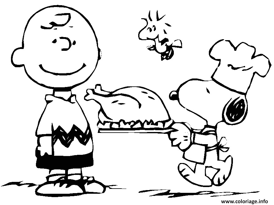 Coloriage Peanuts Action De Grace Day Snoopy Dessin   Imprimer