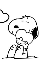 Coloriage snoopy