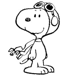 Coloriage Snoopy Peanuts